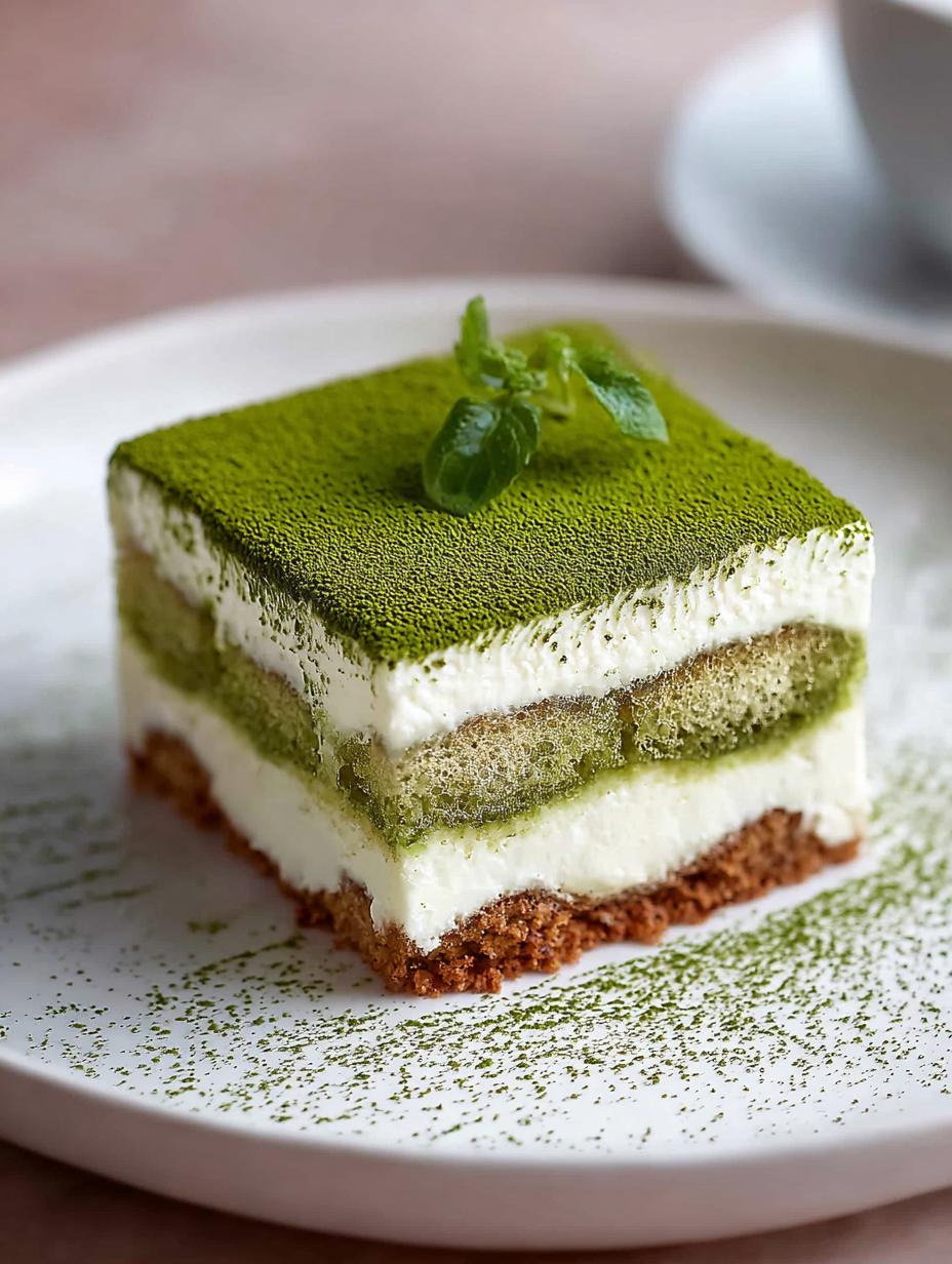 Irresistible Matcha Tiramisu: 5 Steps to Bliss - Matcha Tiramisu - main visual representation