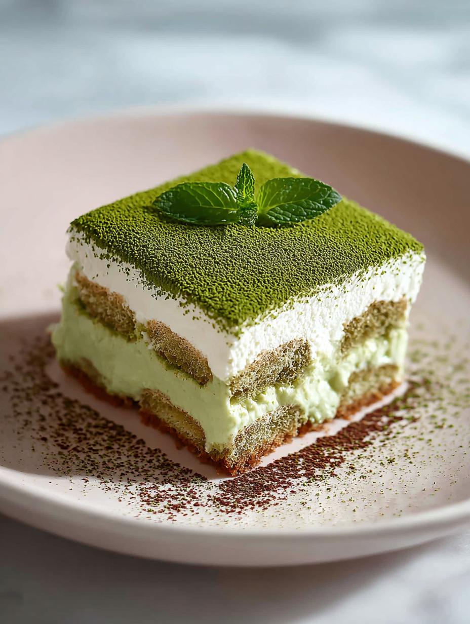 Irresistible Matcha Tiramisu: 5 Steps to Bliss - Matcha Tiramisu - additional detail