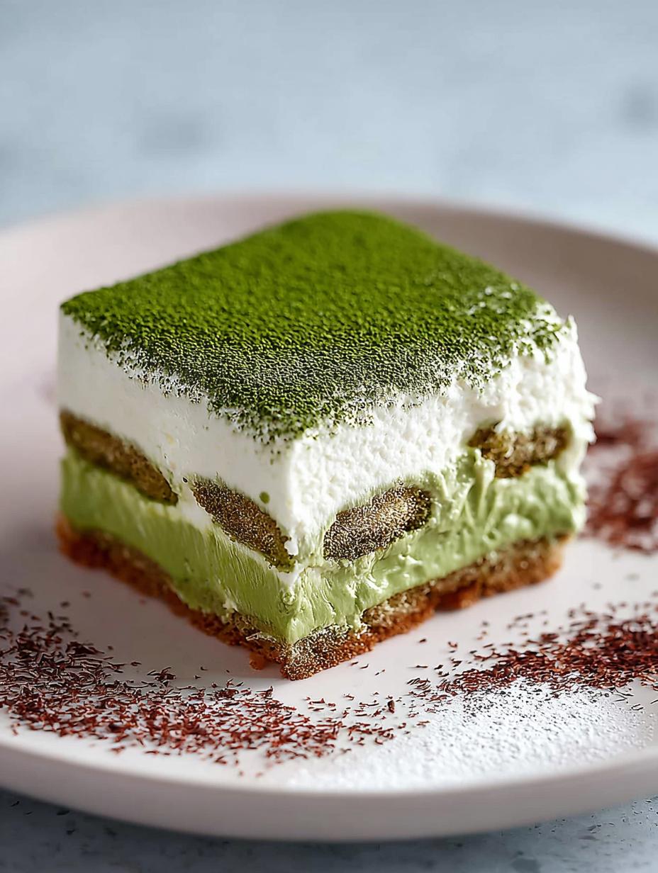 Matcha Tiramisu