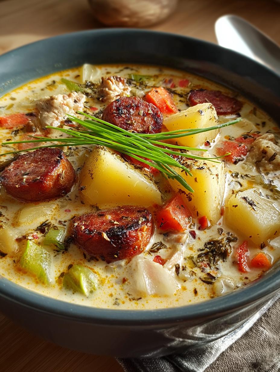 Potato Sausage Chowder Comfort