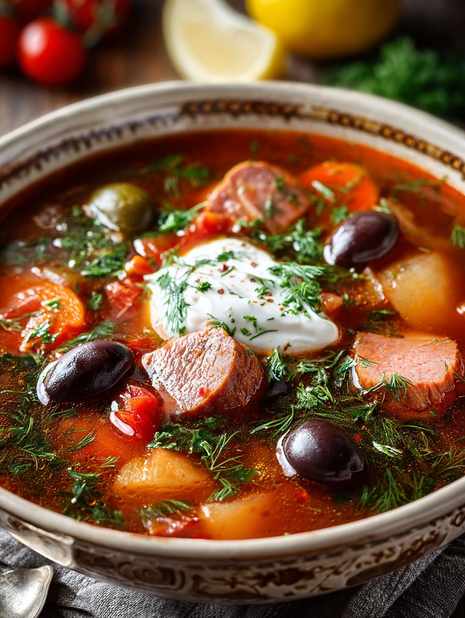 Russian Solyanka Soup Comfort: 5 Hearty Variations to Try - Russian Solyanka Soup Comfort - main visual representation