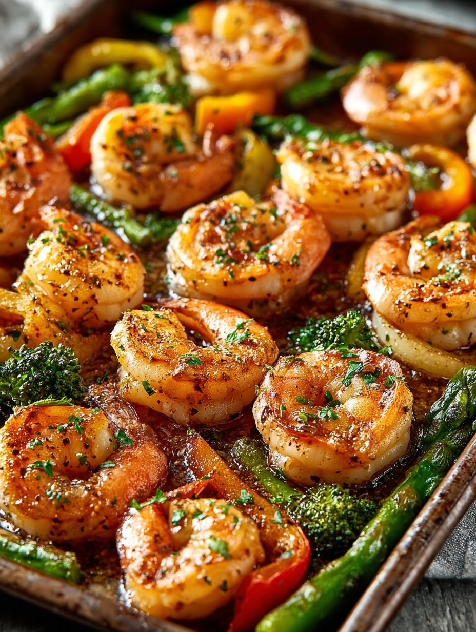 Sheet Pan Garlicky Shrimp: 5-Star Weeknight Wonder 4 Sheet Pan Garlicky Shrimp: 5-Star Weeknight Wonder - Sheet Pan Garlicky Shrimp - main visual representation