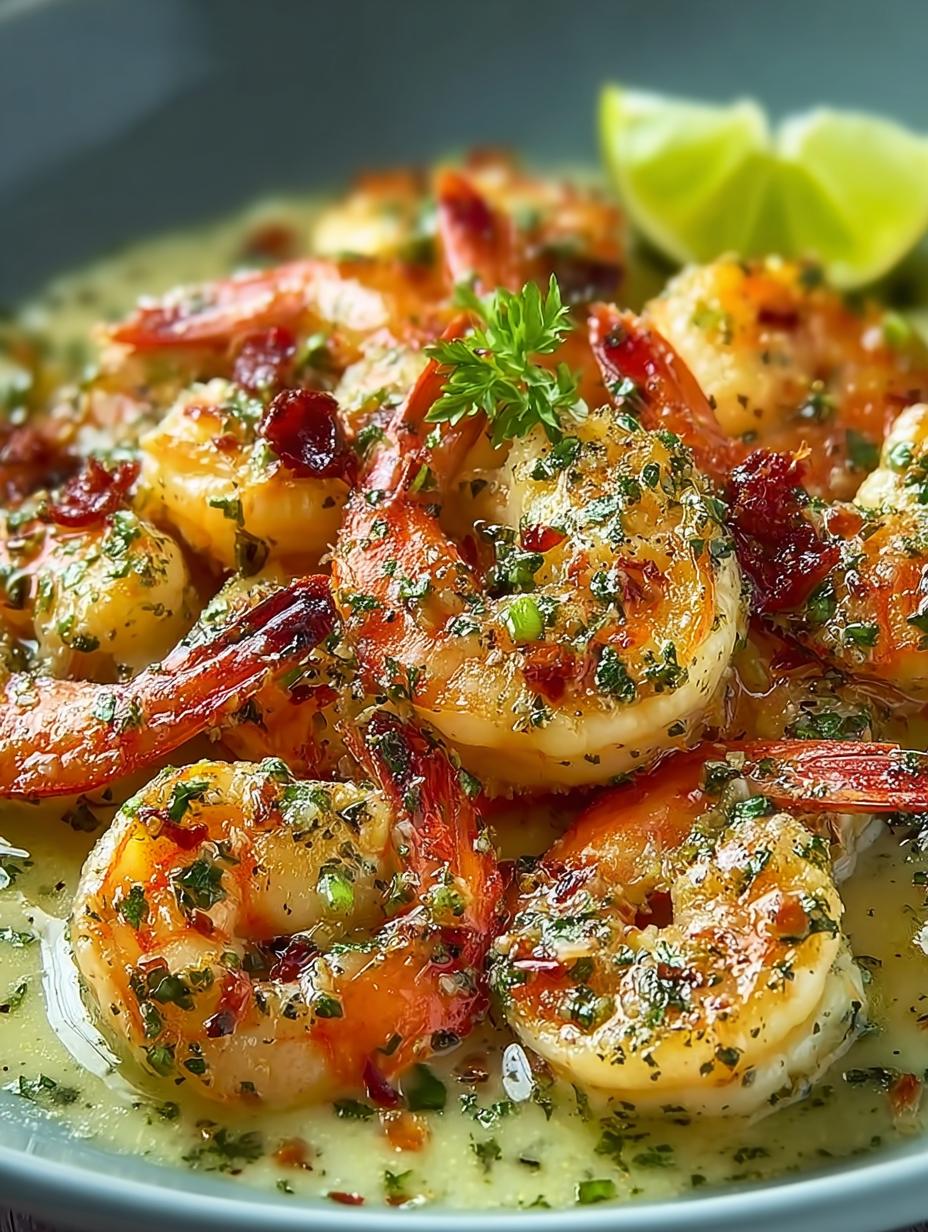 Shrimp with Garlic Coconut