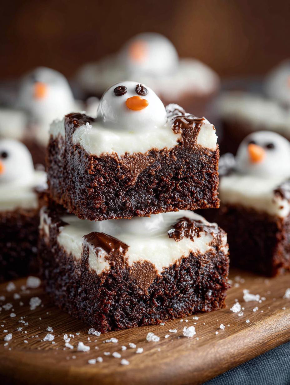 Snowman Brownies: 7 Festive Treats for the Holidays - Snowman Brownies - main visual representation