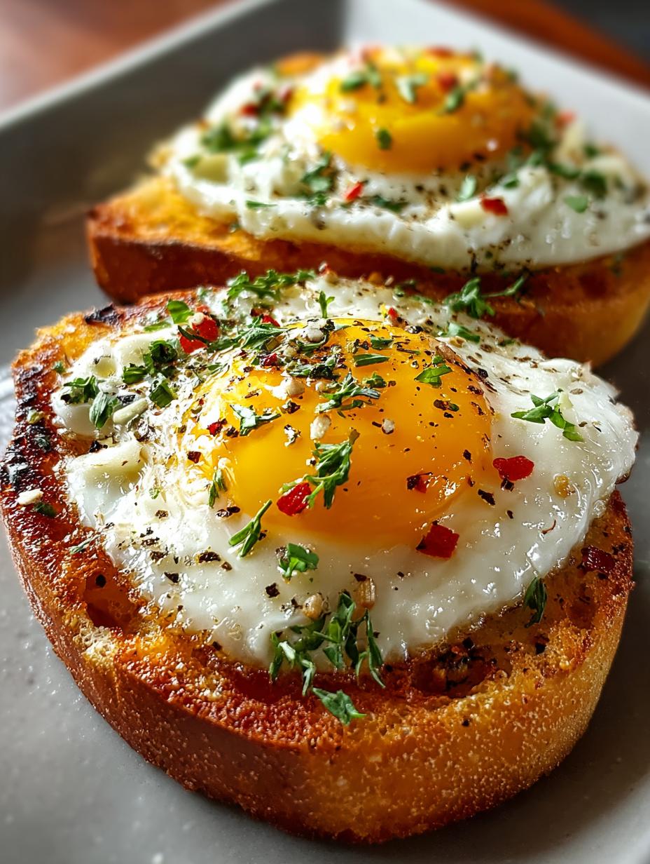 Delicious Spiced Egg Muffin Toast for Breakfast - Spiced Egg Muffin Toast - additional detail