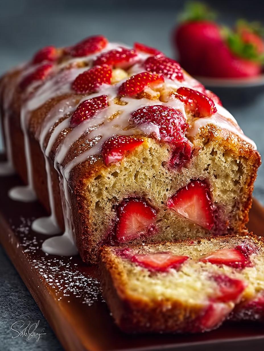 5 Reasons to Love Moist Strawberry Banana Bread 5 5 Reasons to Love Moist Strawberry Banana Bread - Strawberry Banana Bread - additional detail
