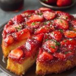 Strawberry Rhubarb Upside Down