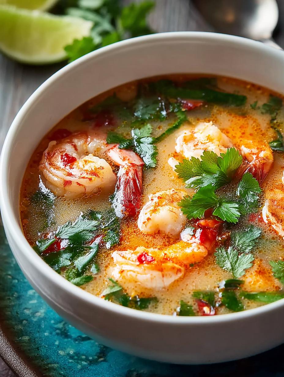 Delicious Thai Shrimp Soup: A Comforting 30-Minute Recipe - Thai Shrimp Soup - main visual representation