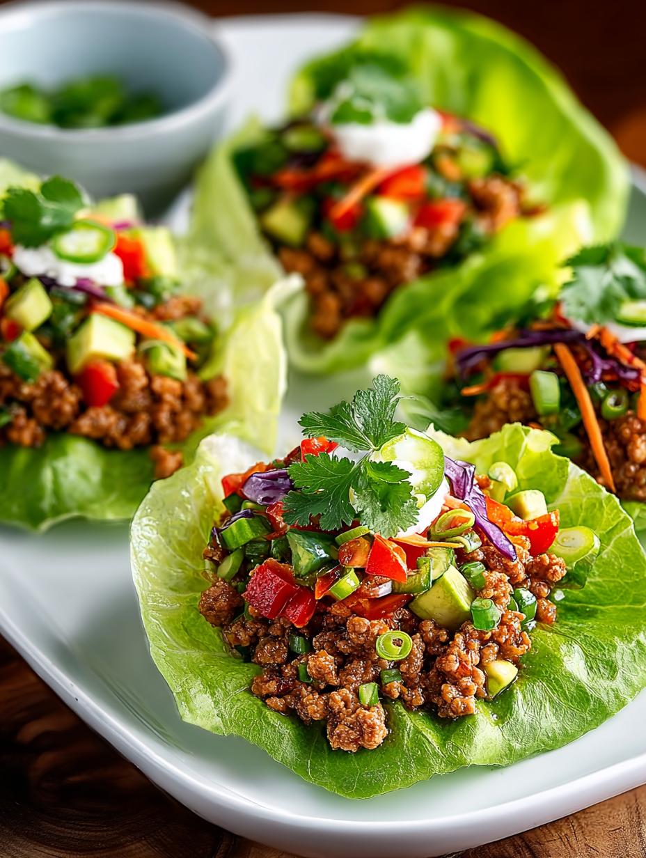 Turkey Taco Lettuce Wraps: 5 Healthy Dinner Ideas 5 Turkey Taco Lettuce Wraps: 5 Healthy Dinner Ideas - Turkey Taco Lettuce Wraps - additional detail