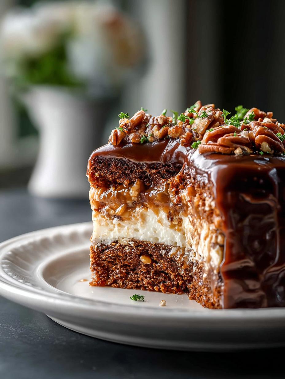 Decadent Turtle Cake: 7 Layers of Delight - Turtle Cake - main visual representation