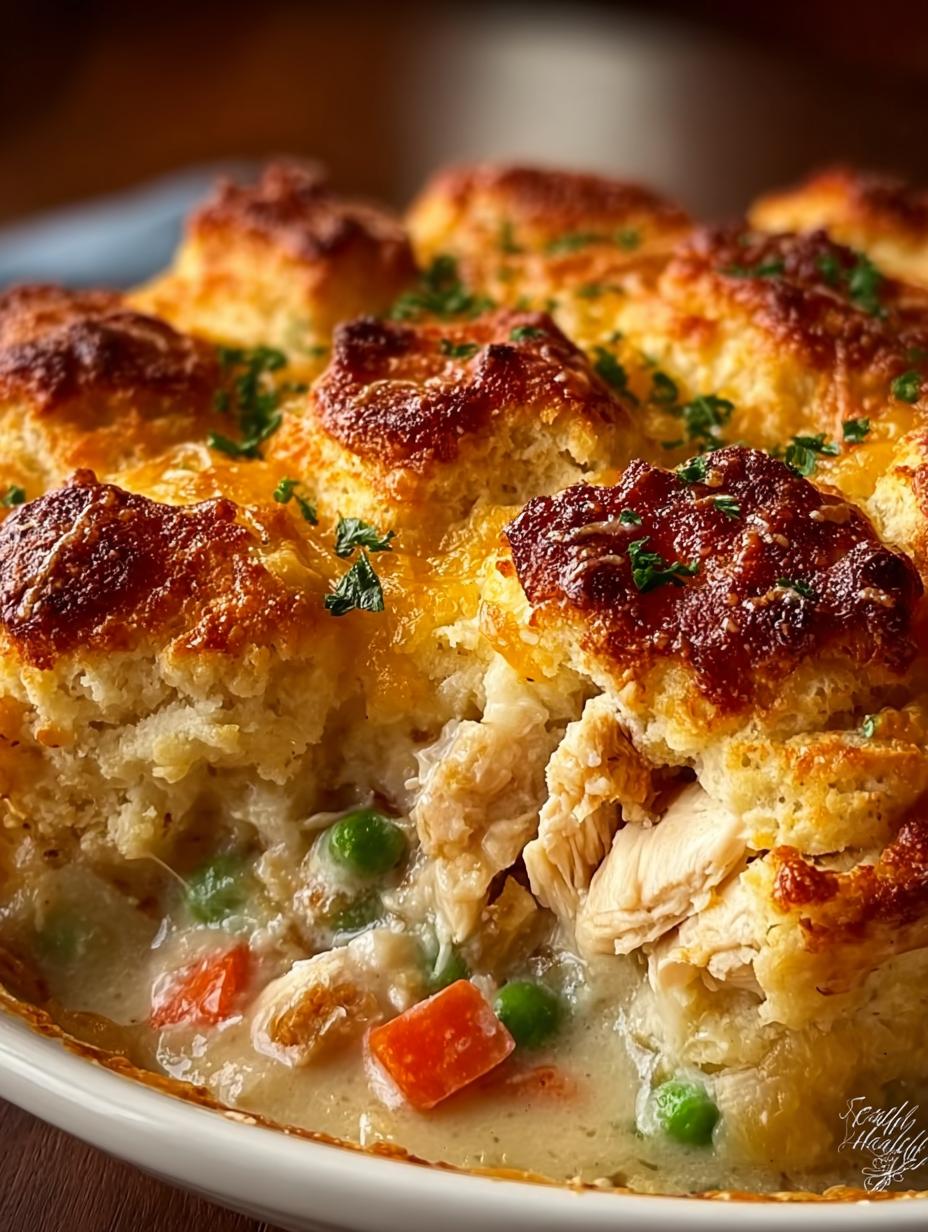 Yummy Chicken Biscuit Cobbler: 6 Comforting Layers 4 Yummy Chicken Biscuit Cobbler: 6 Comforting Layers - Yummy Chicken Biscuit Cobbler - main visual representation