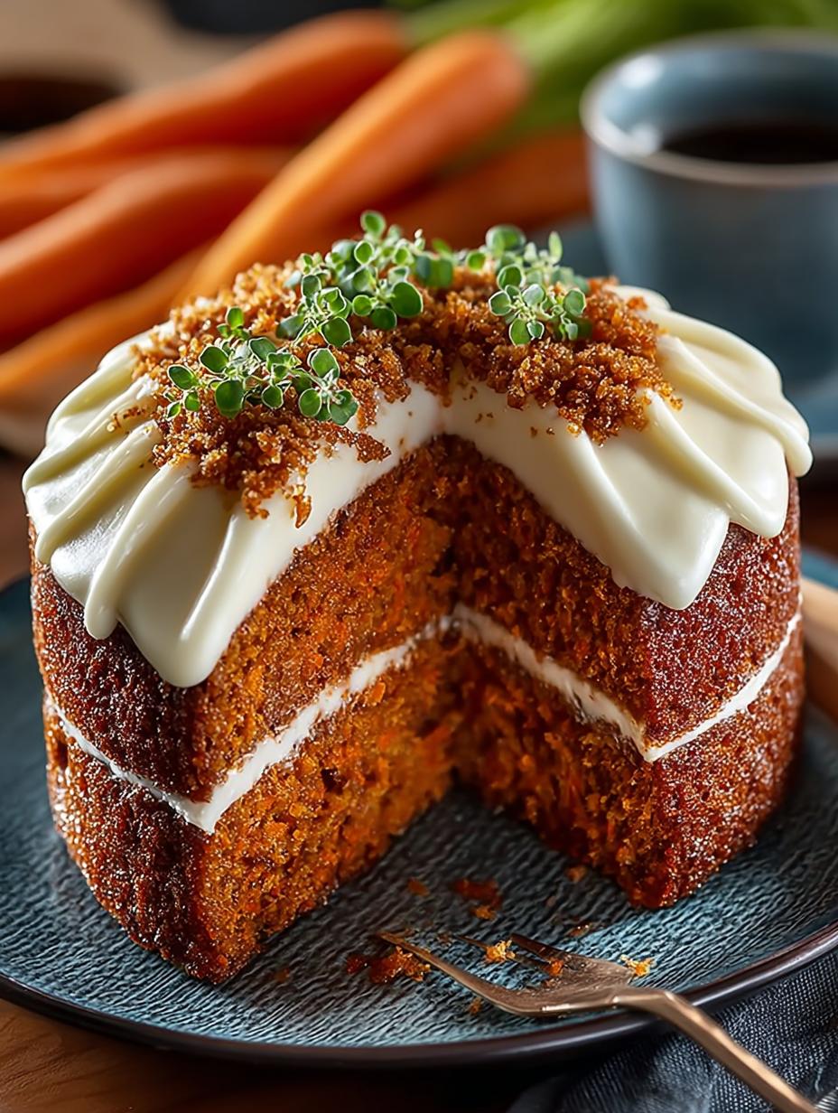 Irresistible Brazilian Carrot Cake with a Chocolate Twist - Brazilian Carrot Cake - additional detail