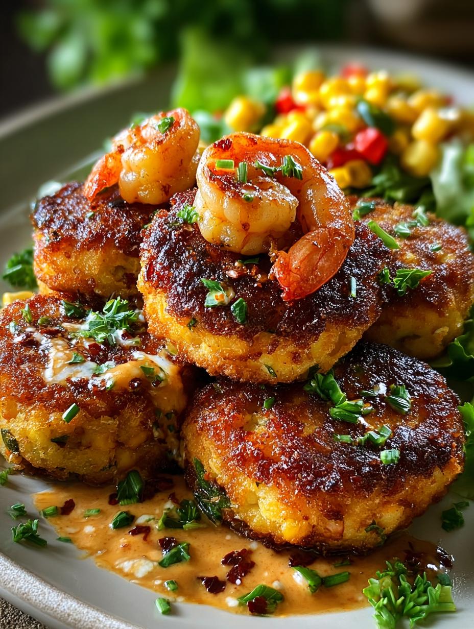 Savory Cajun Shrimp Corn Cakes for Your Next Feast - Cajun Shrimp Corn Cakes - additional detail