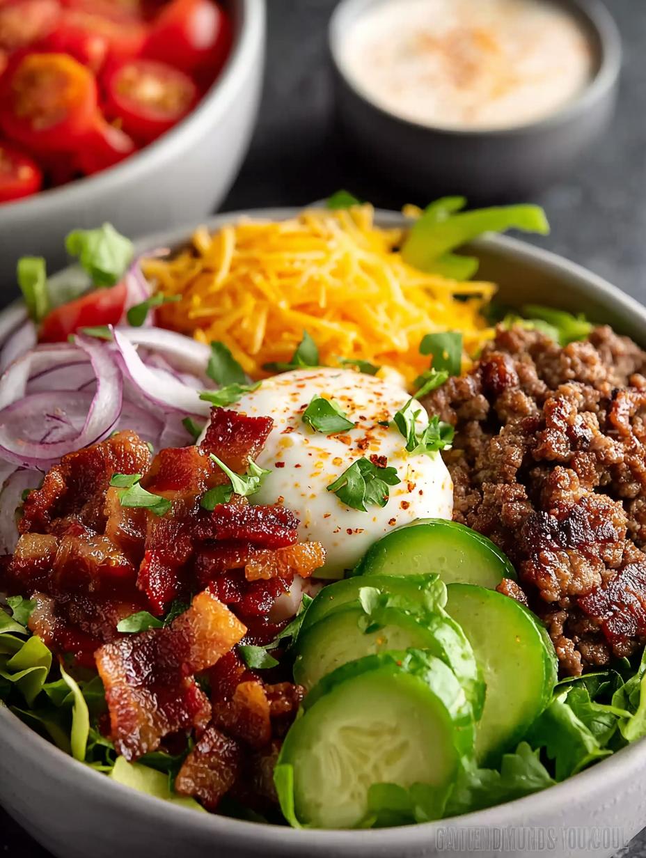 Cheeseburger Bowls