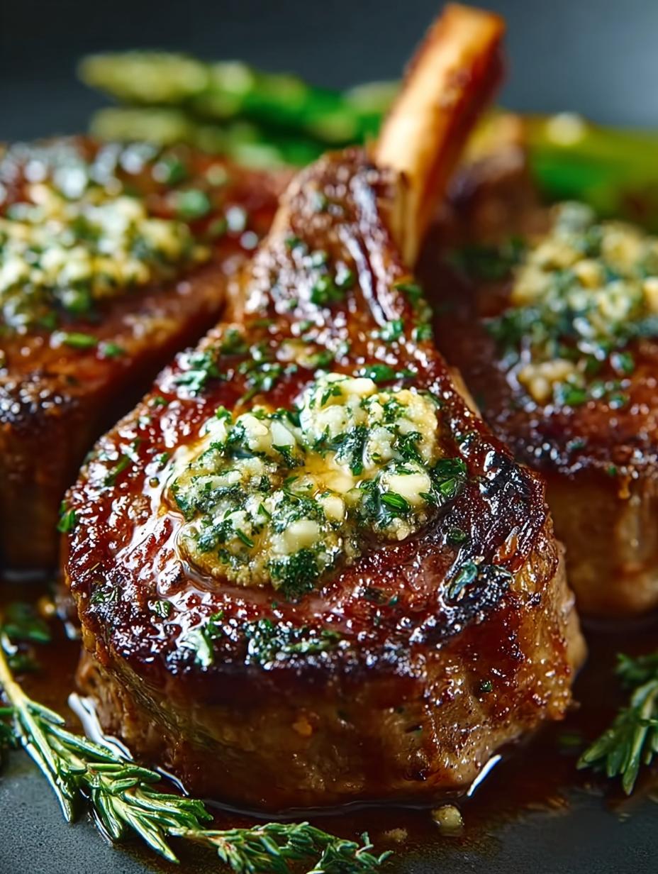Juicy Garlic Butter Lamb Chops for Cozy Dinner 4 Juicy Garlic Butter Lamb Chops for Cozy Dinner - Juicy Garlic Butter Lamb - main visual representation