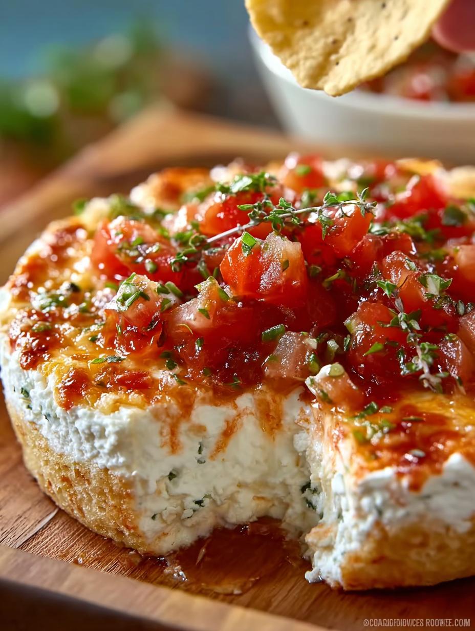Layered Cream Cheese Salsa