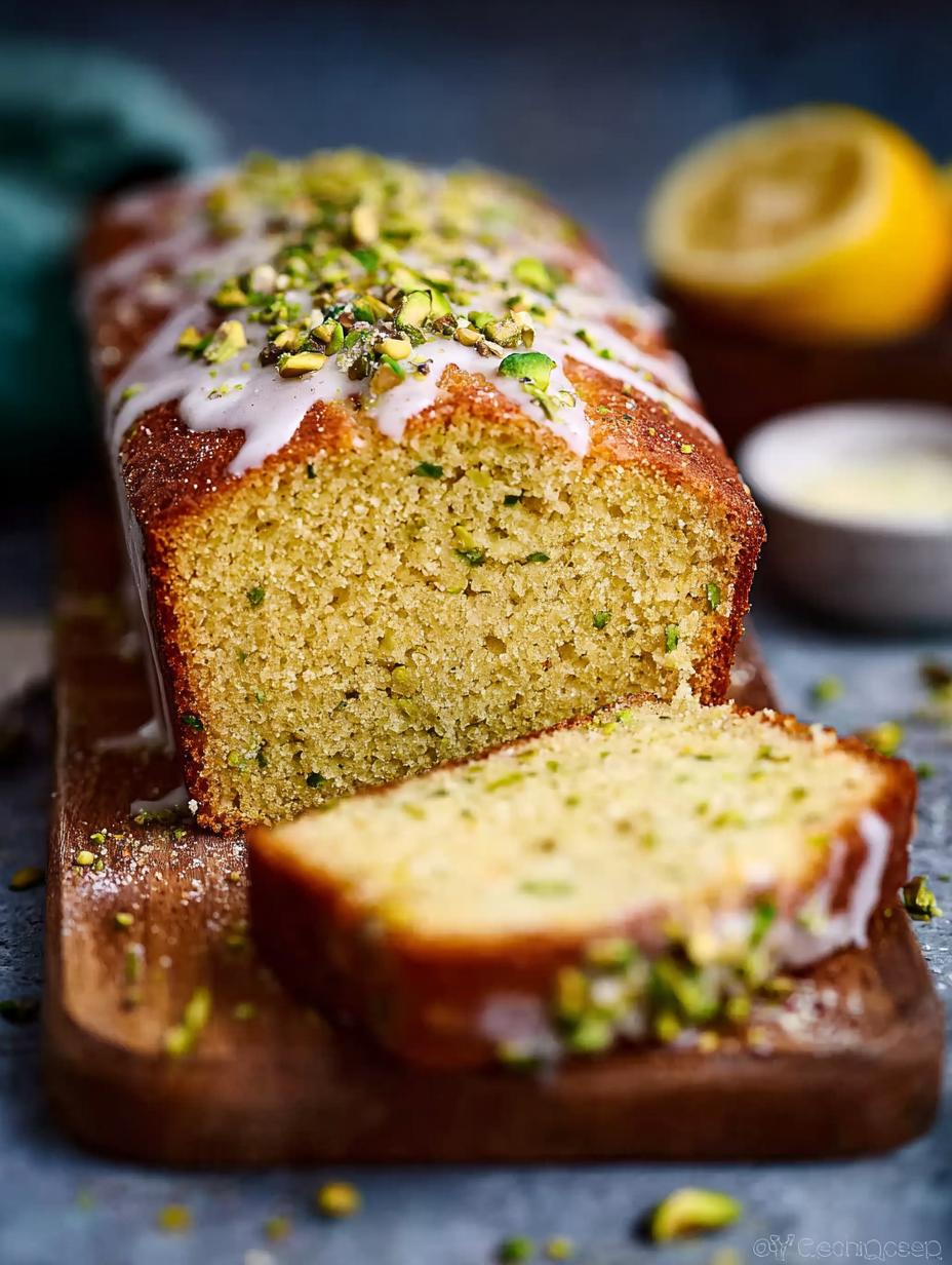 Pistachio Lemon Loaf