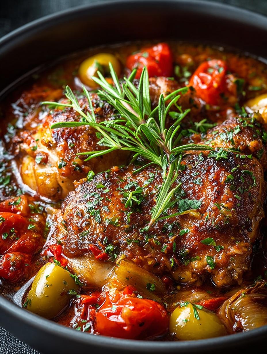 Slow Cooker Spanish Chicken
