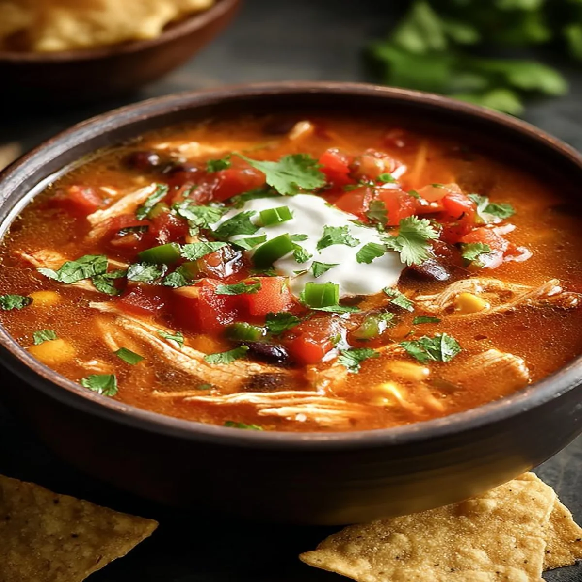 Close-up showing texture, garnish, and plating details