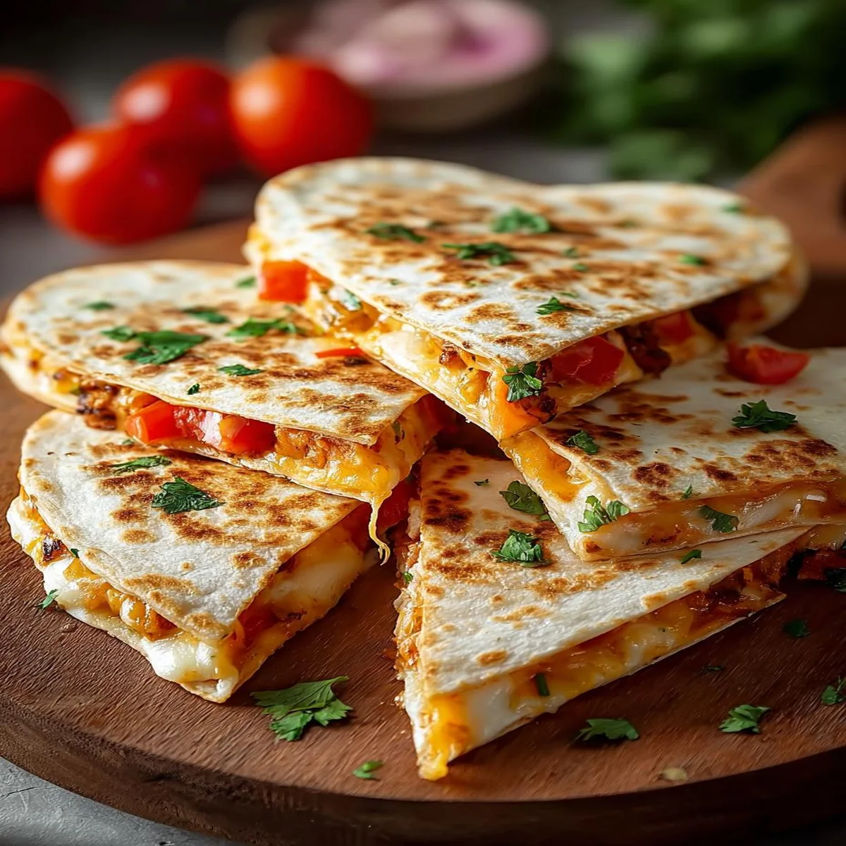 Close-up showing texture, garnish, and plating details