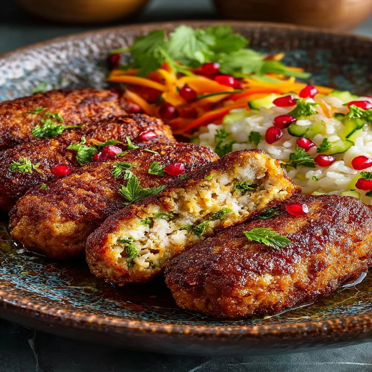 Beautifully served on a plate, ready to enjoy