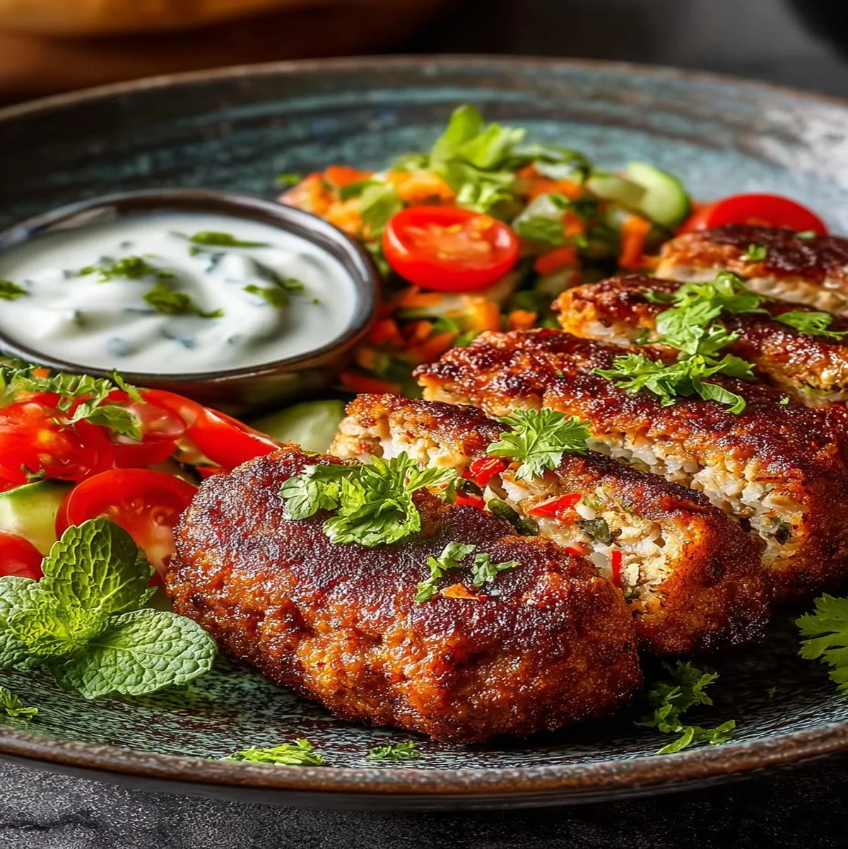 Irresistible Persian Kotlet: 12 Flavorful Meat Patties fresh and ready to serve